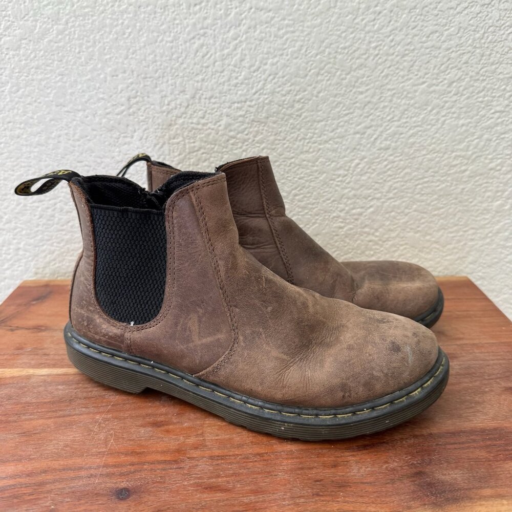 Dr. Martens Well-Worn Brown Chelsea Boots Size 5